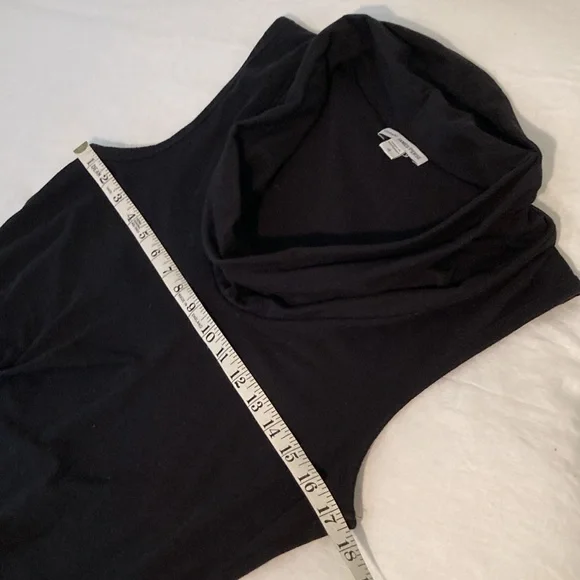 James Perse cowl sleeveless cinched maxi dress 4 black - Picture 10 of 16